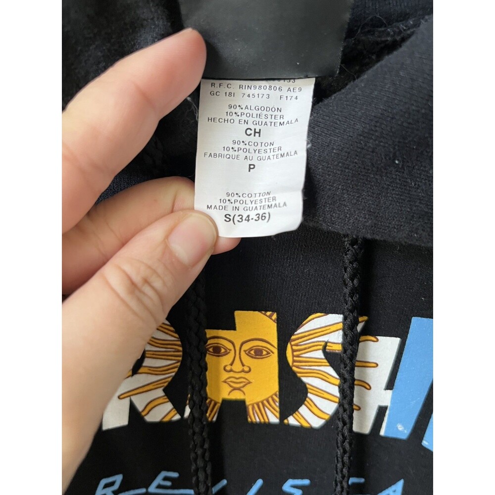 Thrasher Hoodie Sweatshirt Pullover Revista Argentina Black Size Small Skater - Picture 5 of 9
